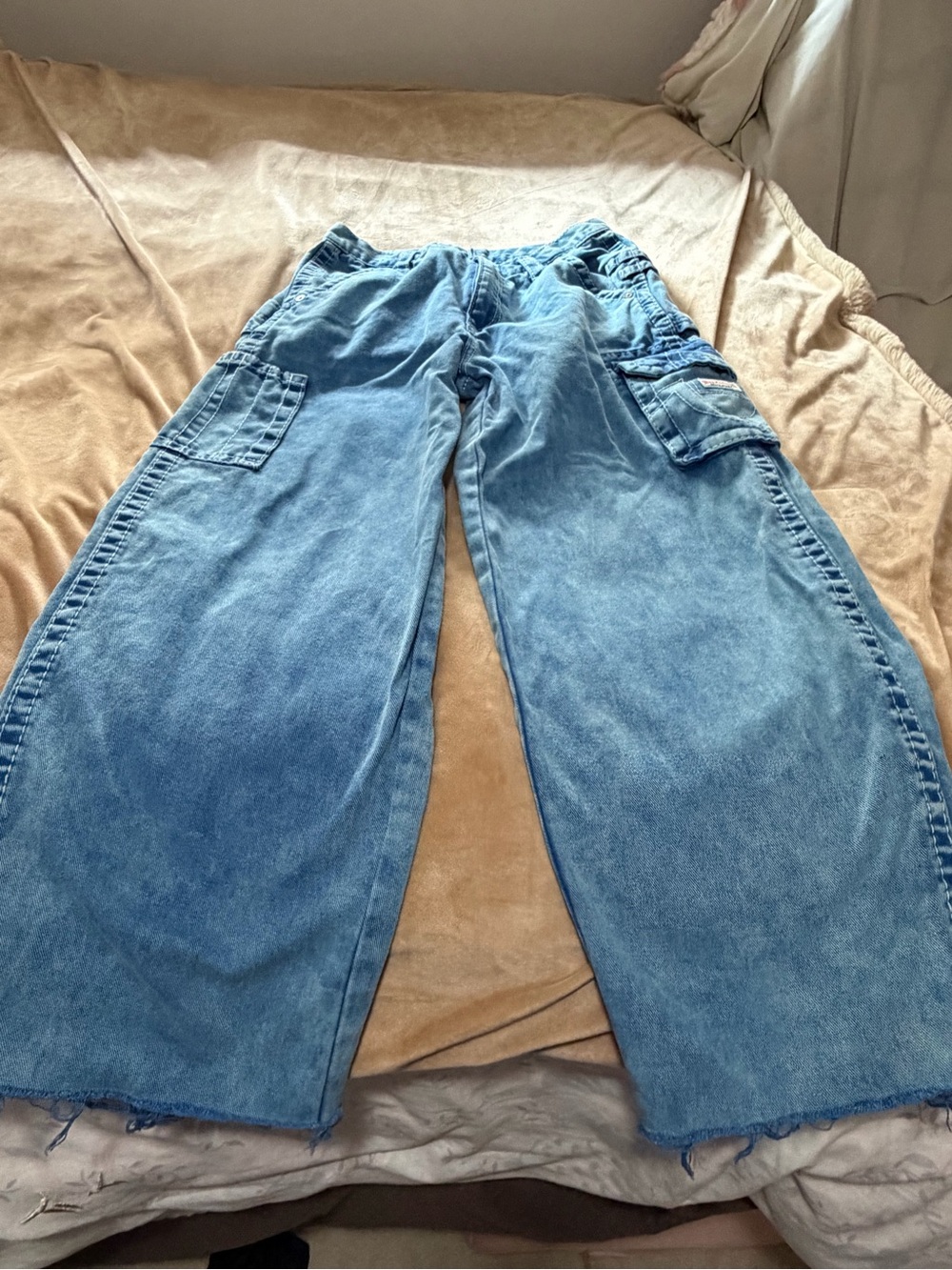 True Religion Wide-Leg Cargo Jeans Women’s 29/8 Streetwear